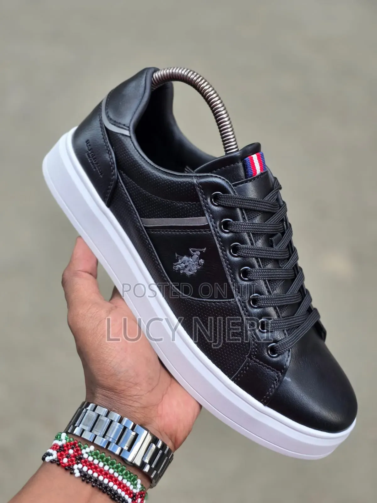 U.S Polo Assn Navy Mens Shoes