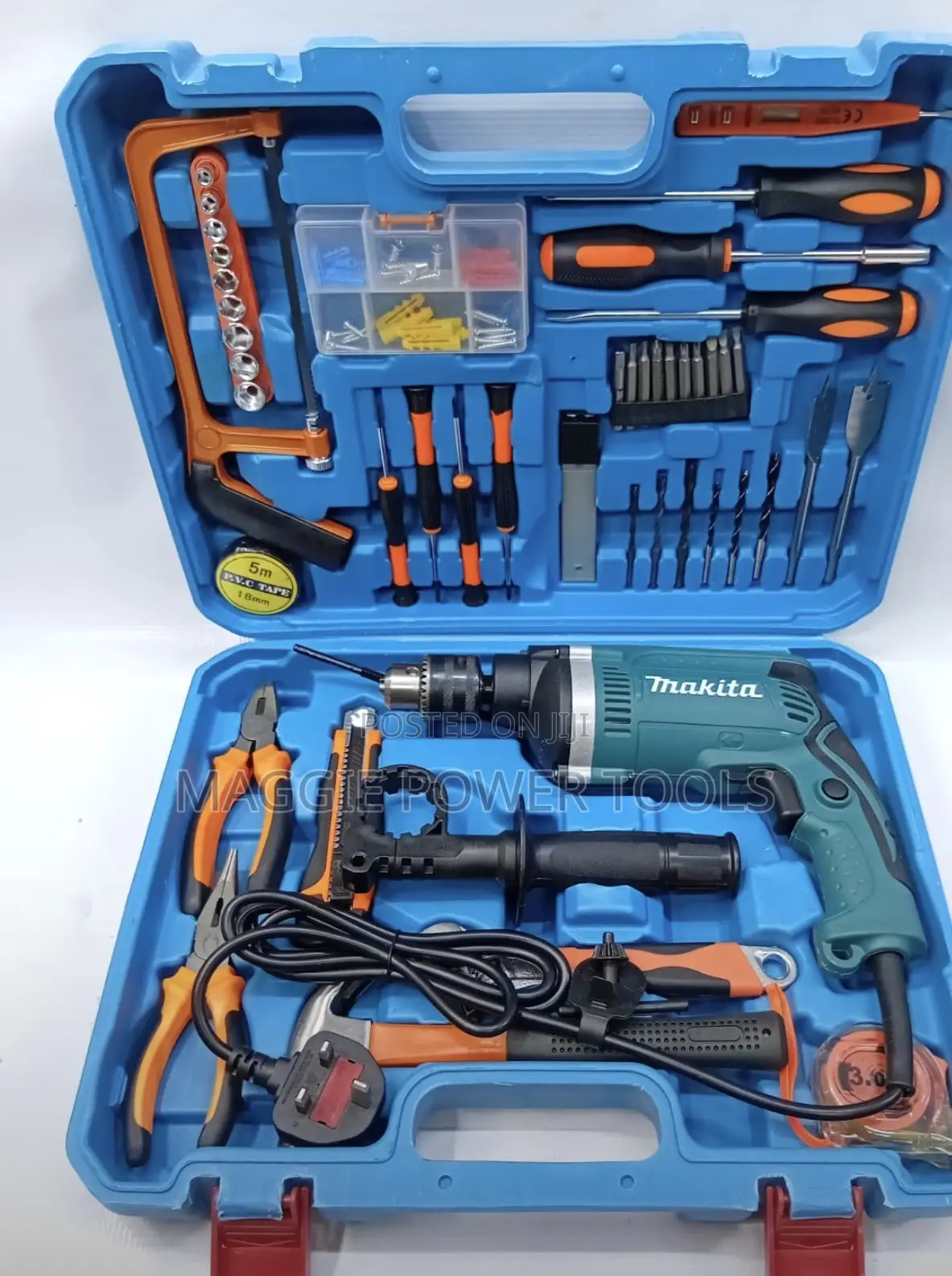 Electric Makita Corded Drill Set/ M