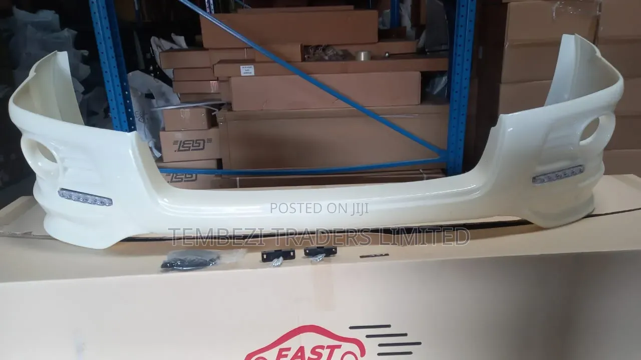 Toyota Hilux Premium Front Bumper Body Kit Spoiler With LED DRL