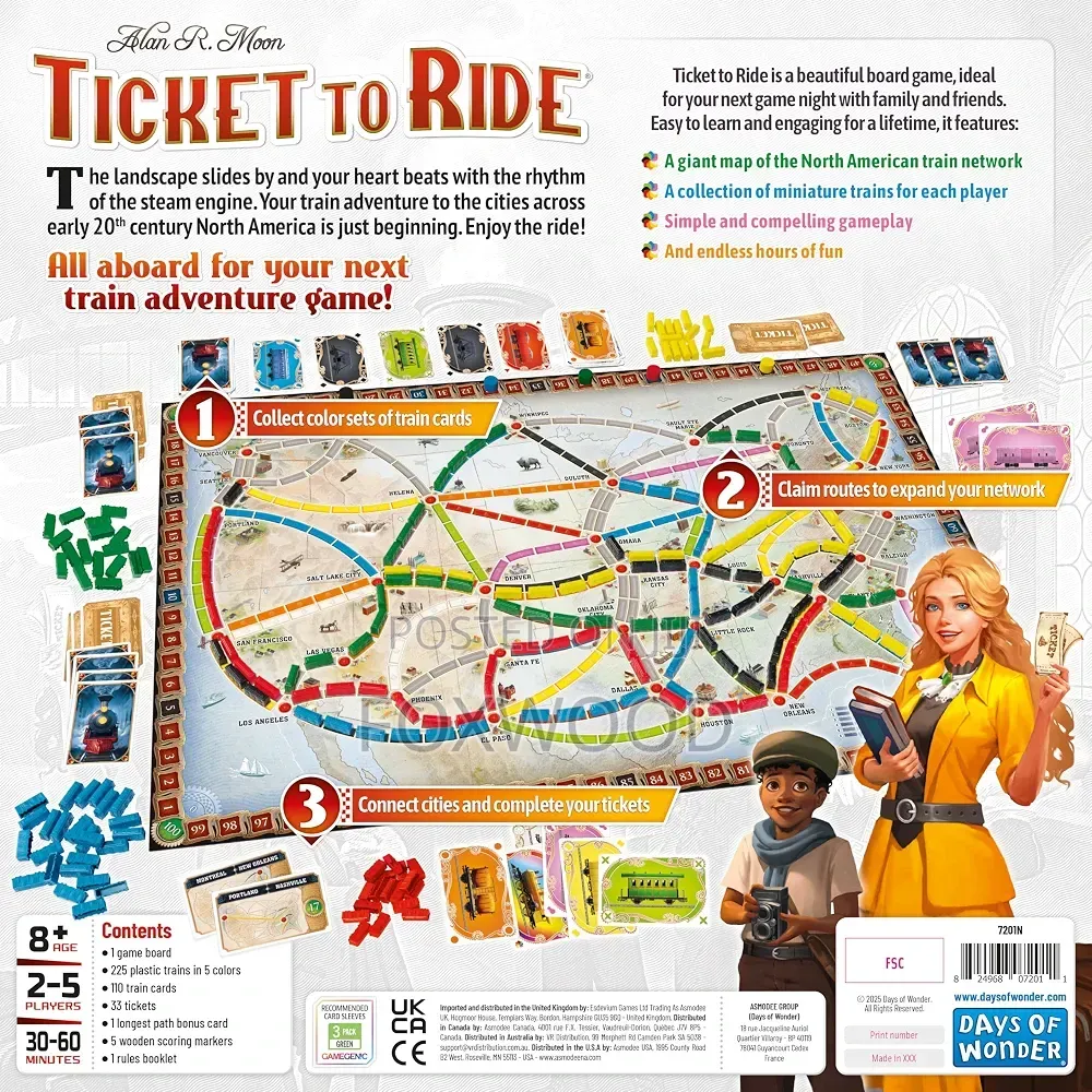 Ticket to Ride Board Game