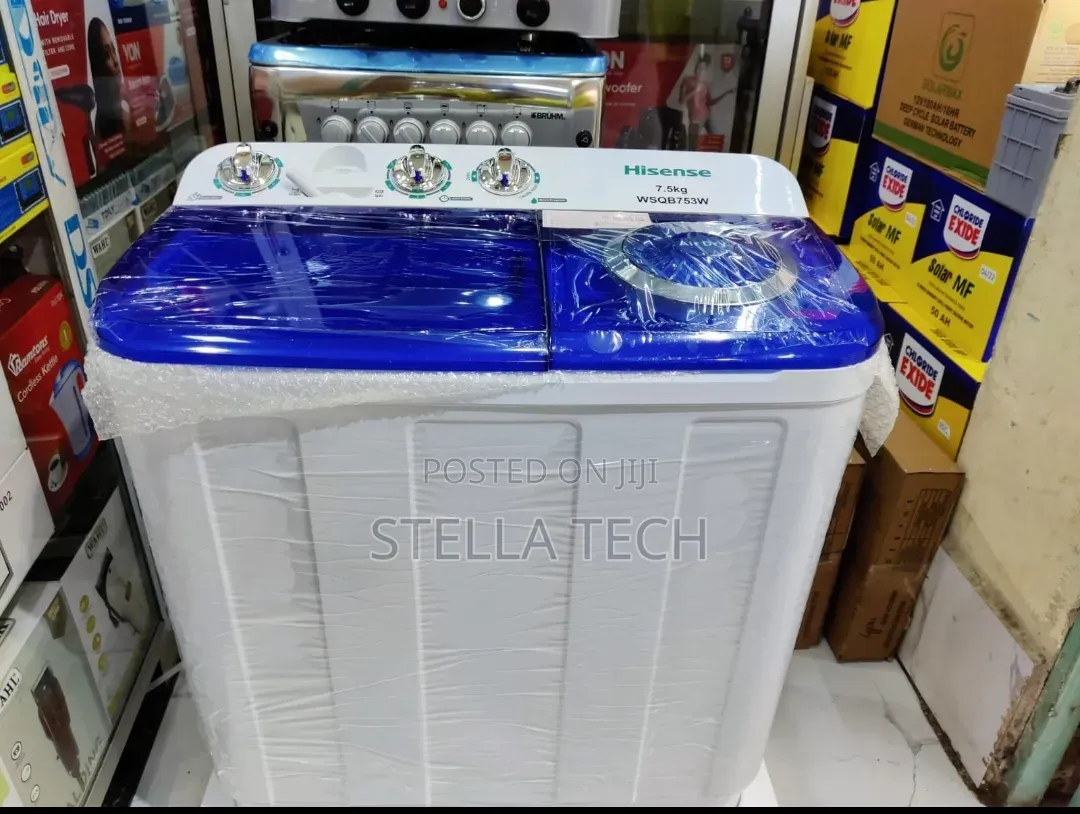 *Hisense Washing Machine 7.5Kg Twin Tub