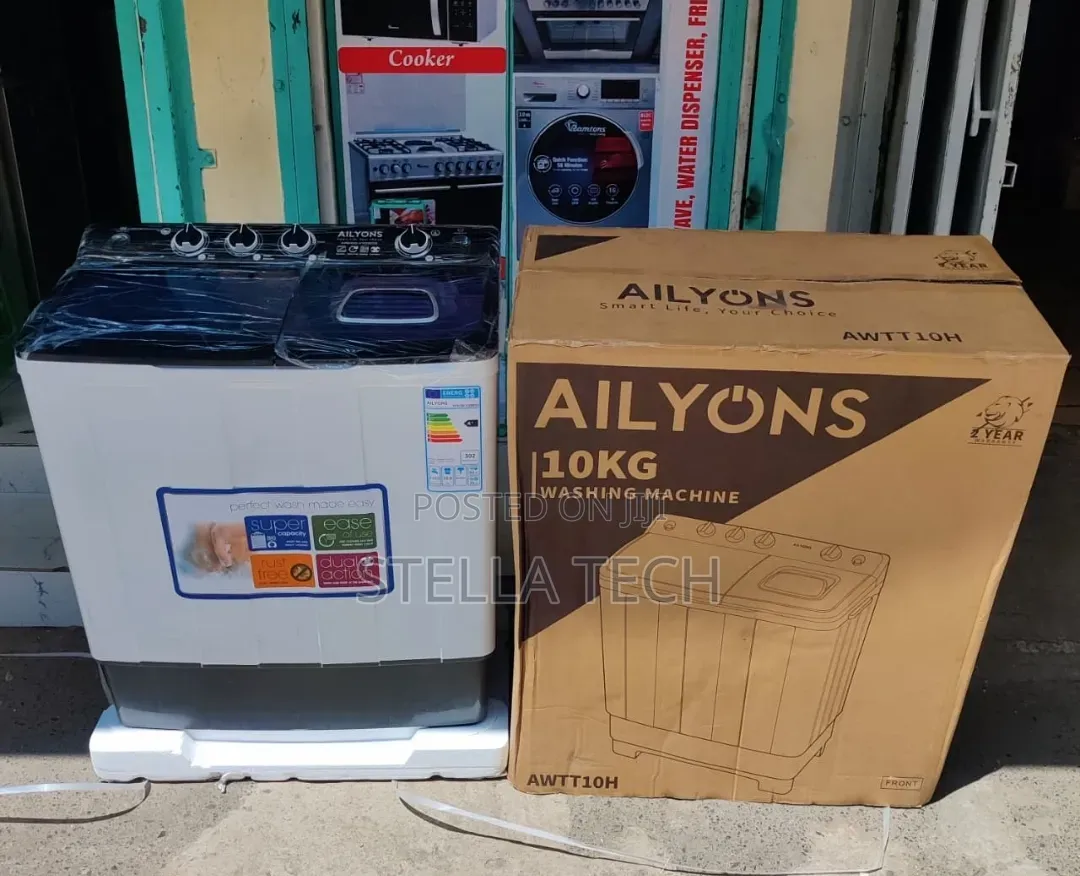 *Ailyons Washing Machine 10Kg Twin Tub