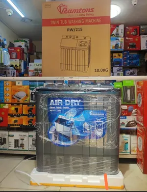 *Ramtons Washing Machine Twin Tub 10kg With Air Dryer RW215