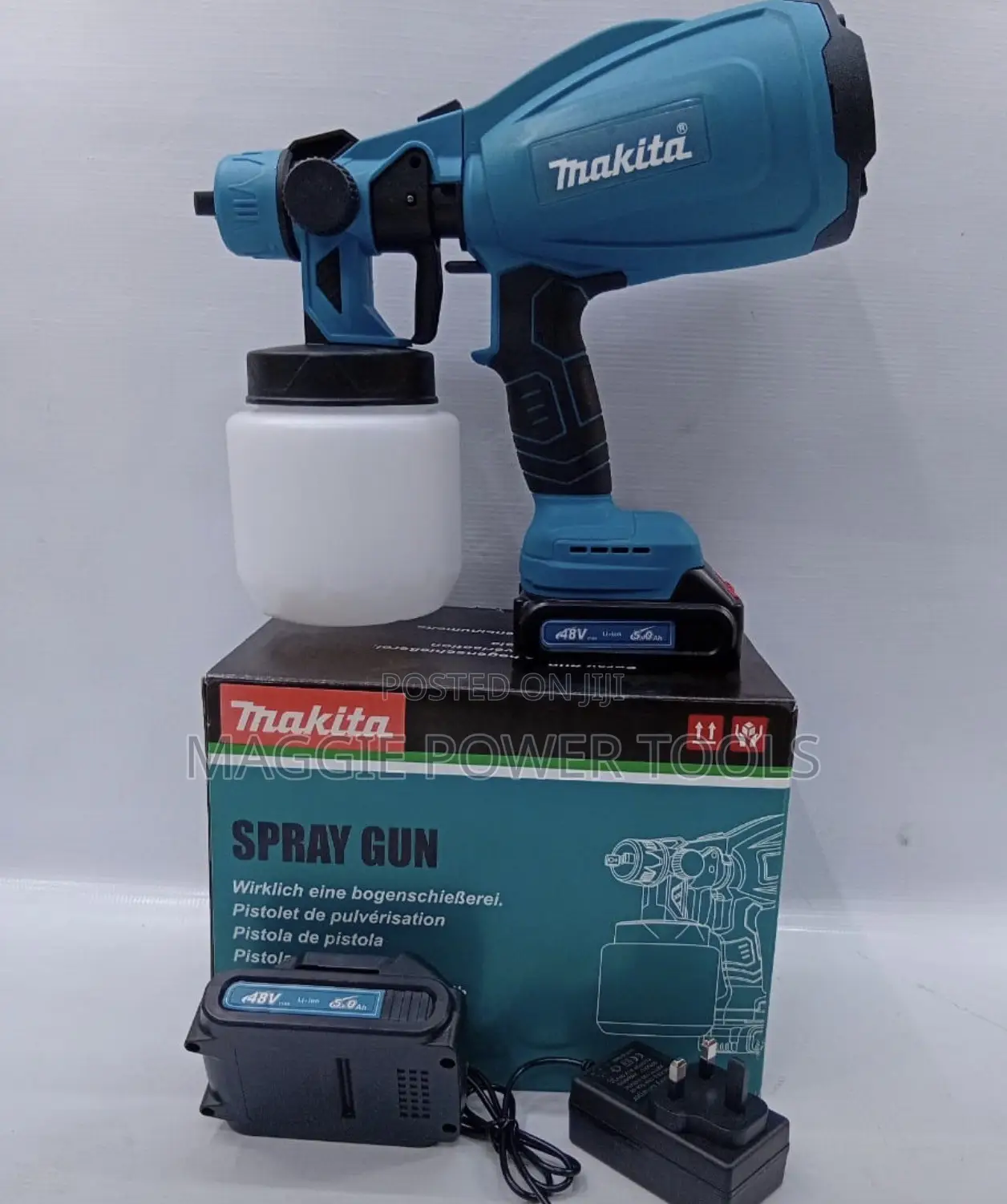 Rechargeable Paint Spray Gun Machine/ Cordless Spray Gun Makita