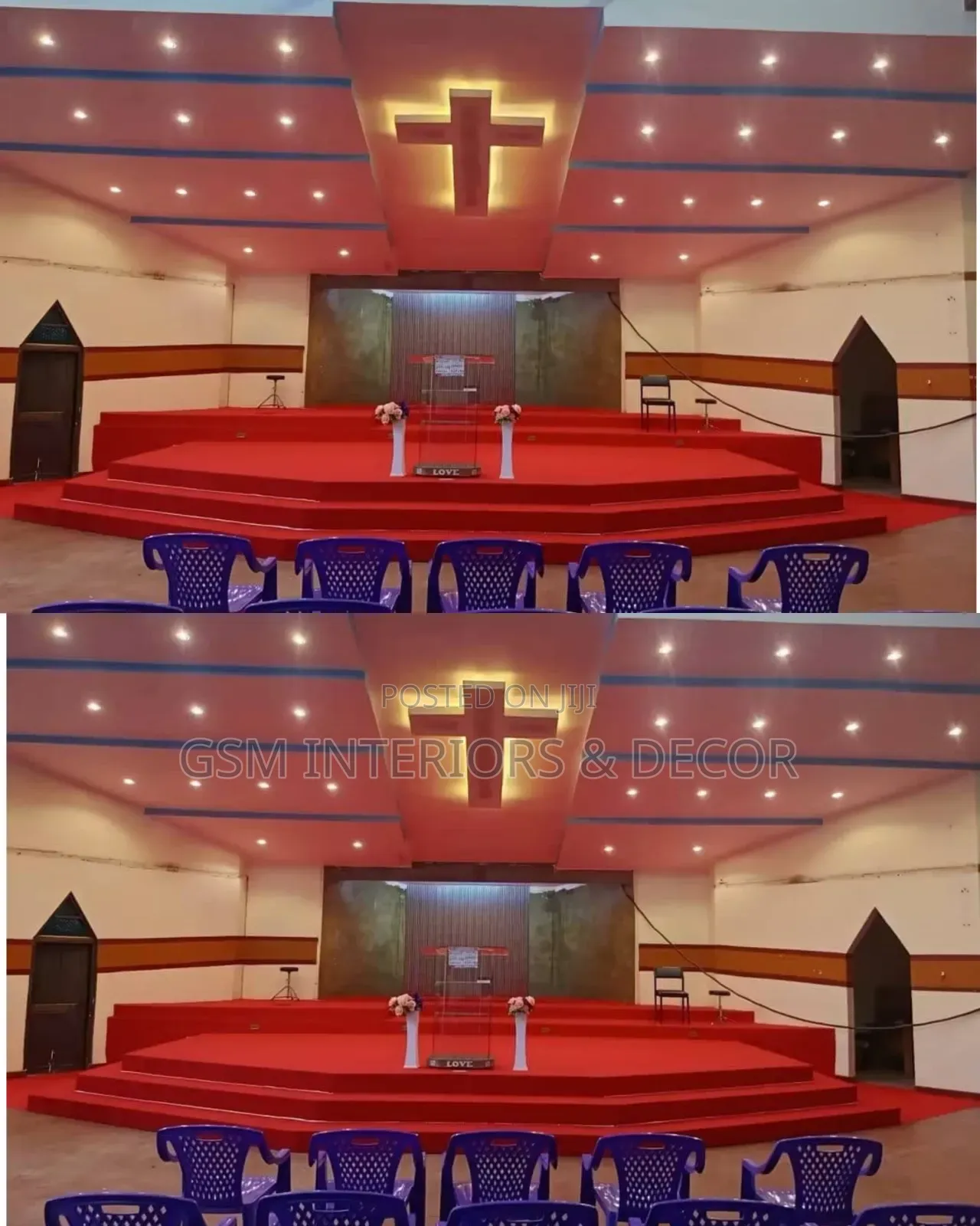 Red Carpets for Church in Suplly and Installation Countrywide