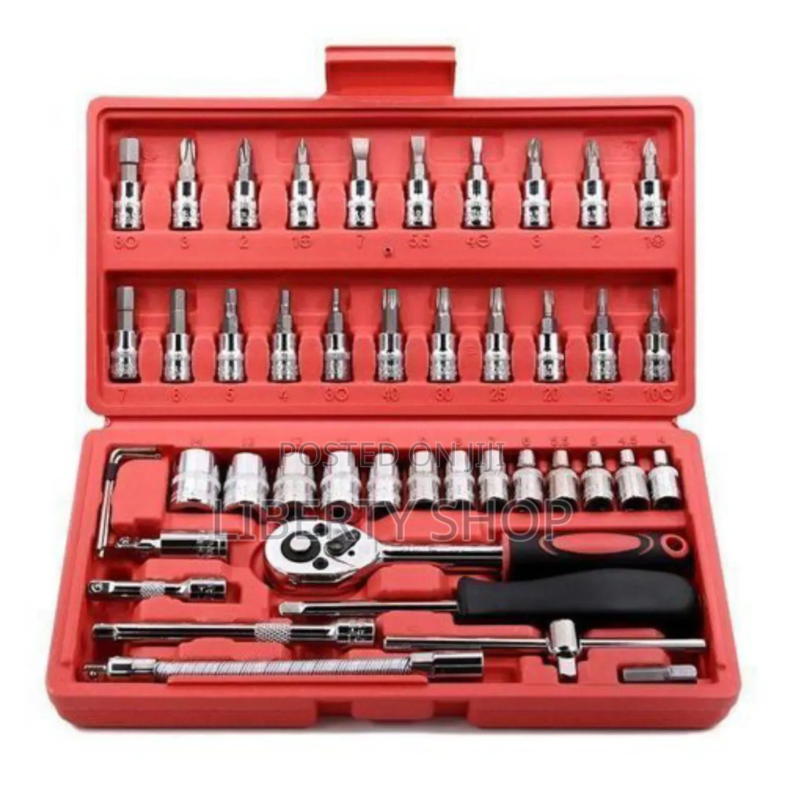 46-Piece Spanner Set – Combination Wrench & Hand Tool Set for Workshop