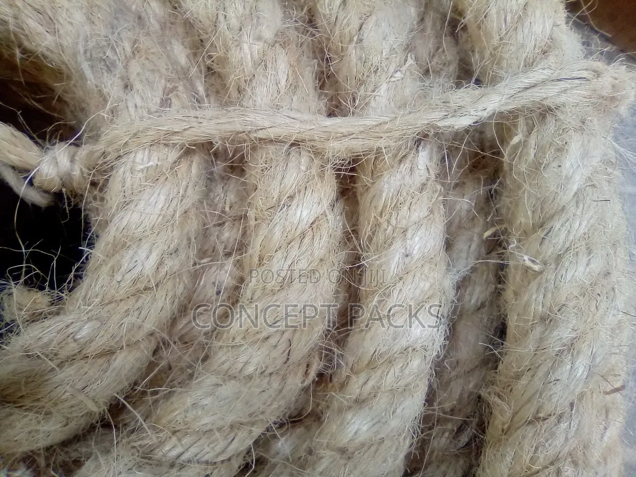 36mm X 105 Meters Natural Sisal Rope.