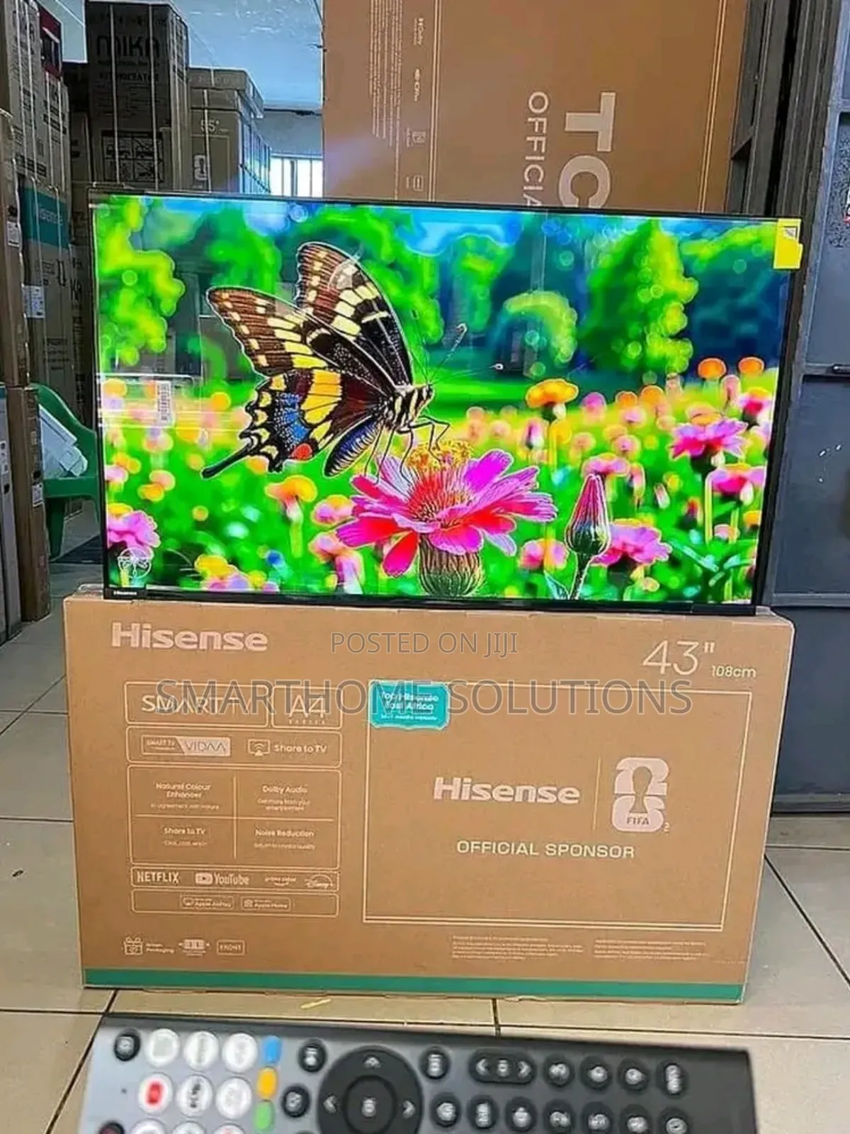 Hisense 43" Inch 43A4QKEN Smart VIDDA FHD Frameless TV
