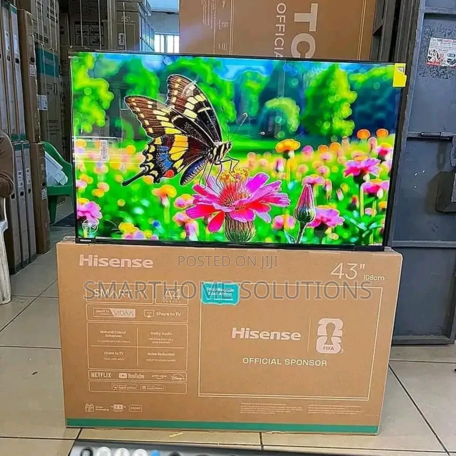 Hisense 43" Inch 43A4QKEN Smart VIDDA FHD Frameless TV