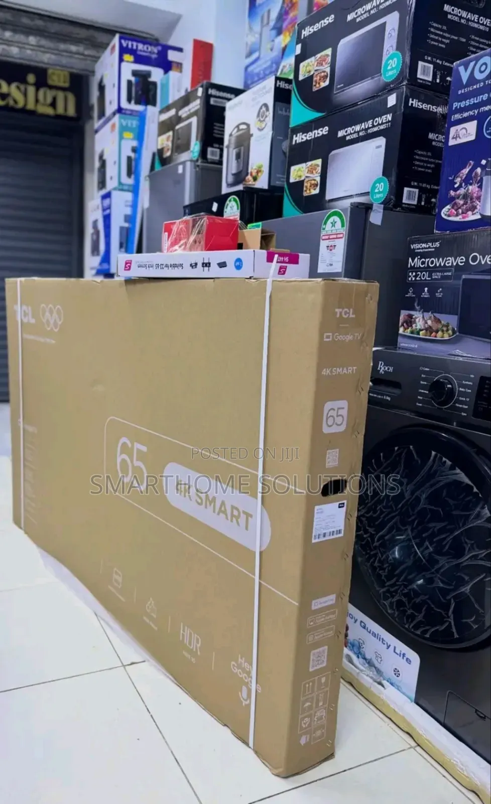 TCL 65" Inches 65v6c HDR Smart Google Frameless Television