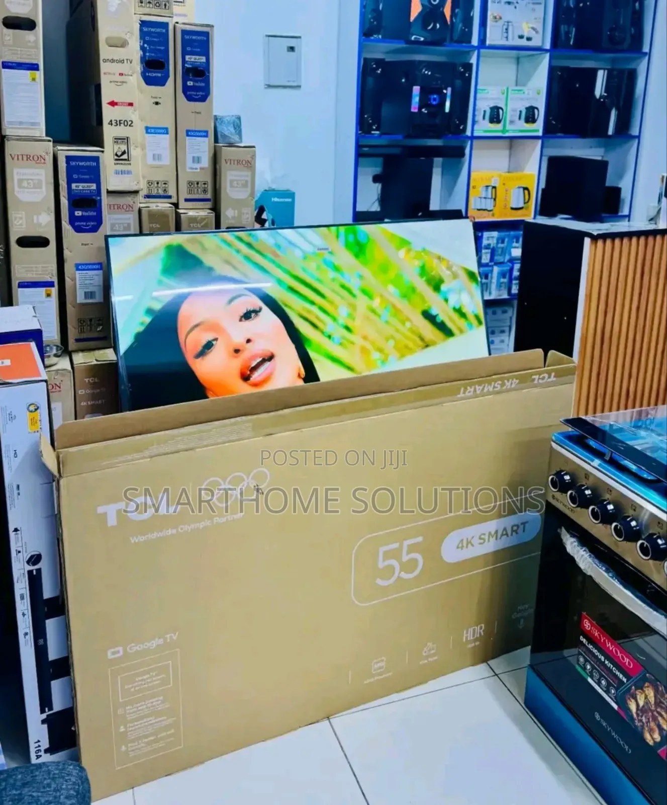 TCL 55 Inch V6c Series Smart Google TV – Ultra Hd, Voice Control