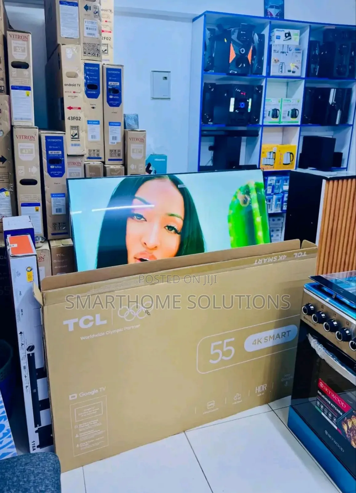 TCL 55 Inch V6c Series Smart Google TV – Ultra Hd, Voice Control