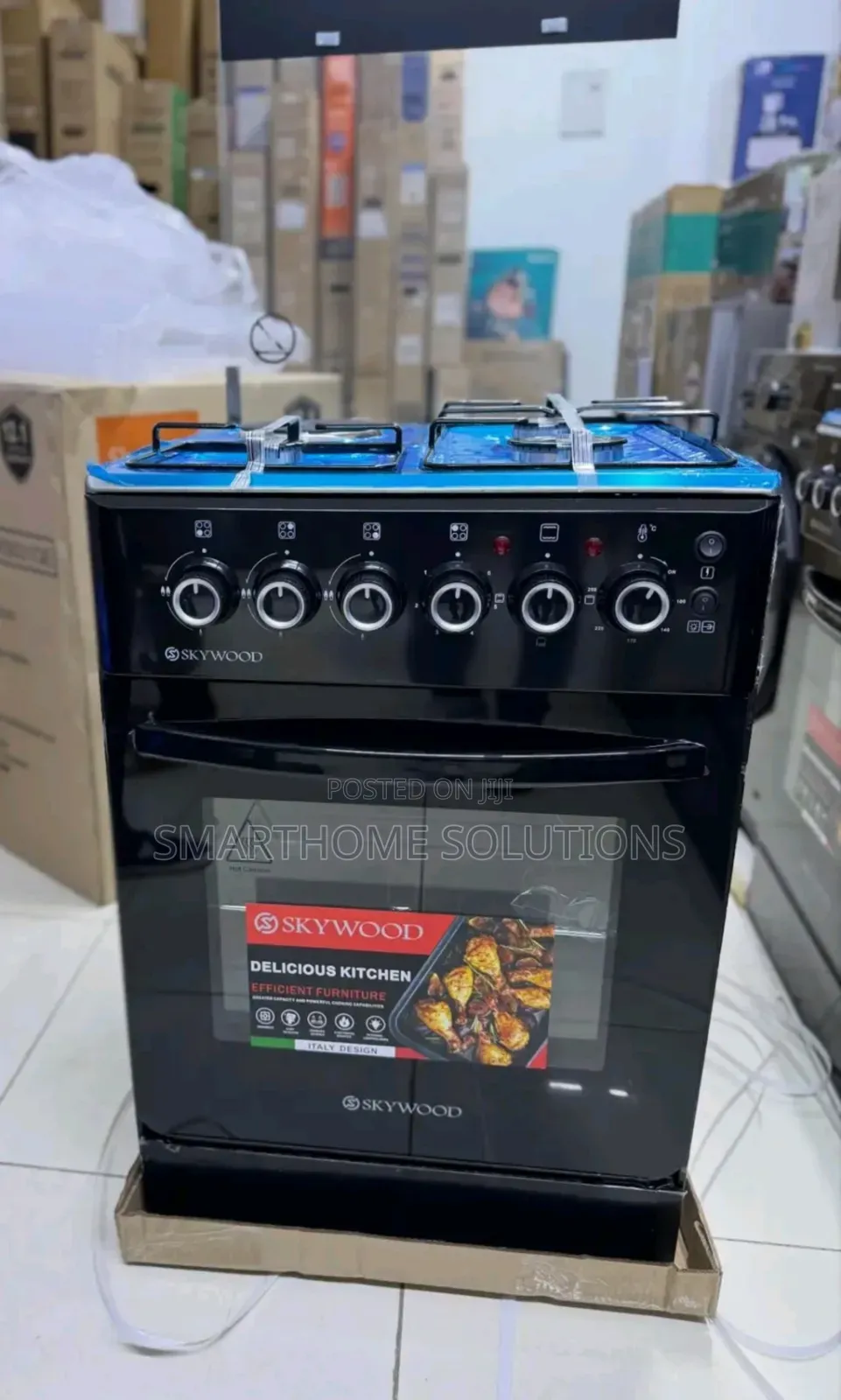 Skywood 50 by 55 3 Gas and 1 Electric Cooker Standing Cooker