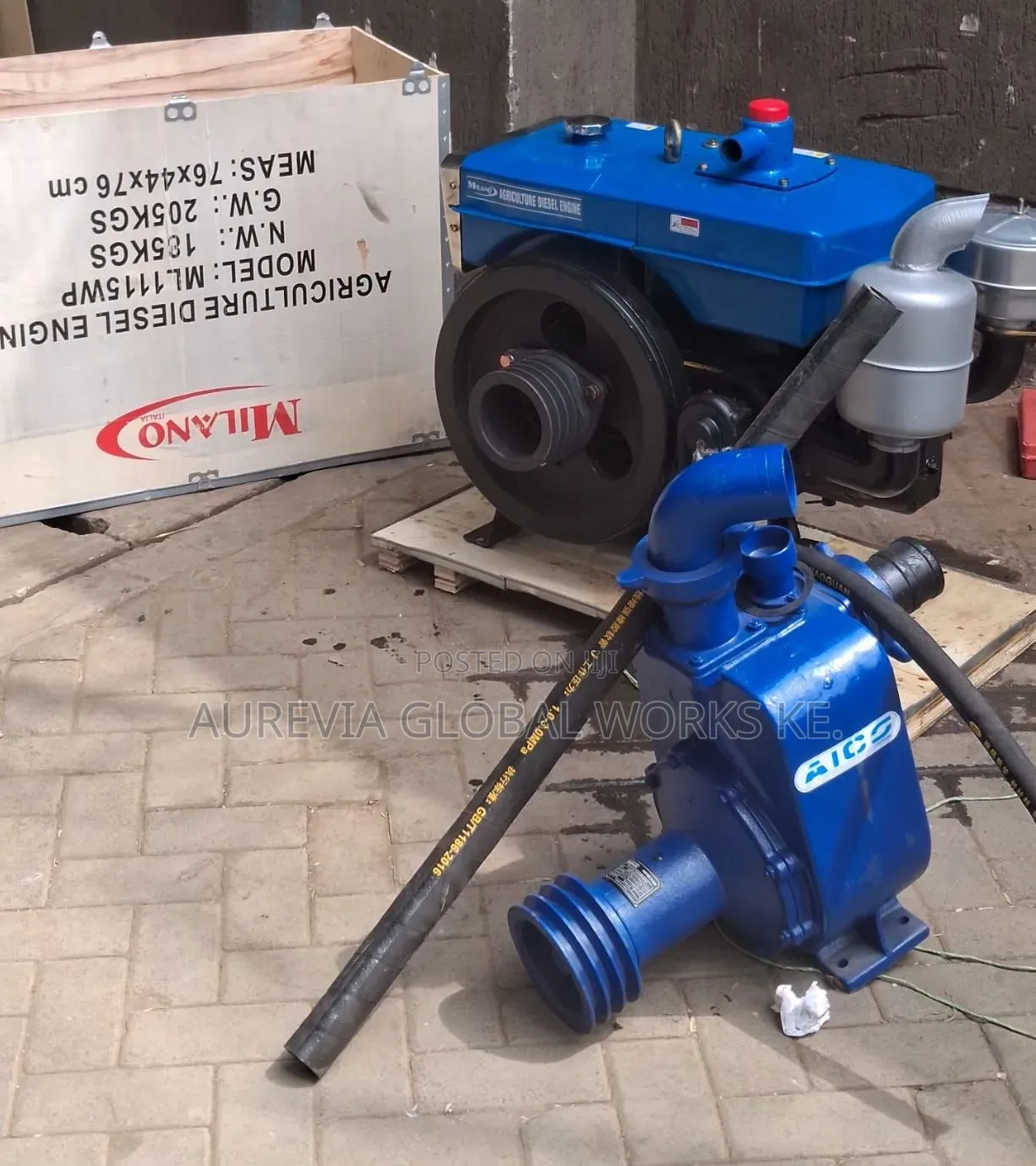 The ML1110WP 24horsepower Water Cooled Engine