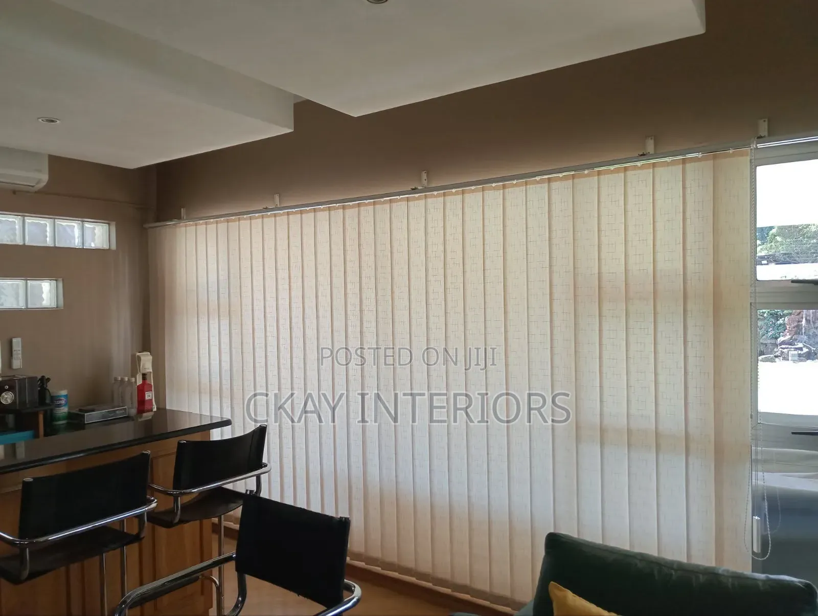 Stylish Home Begins With Thoughtful Details of Vertical Blinds