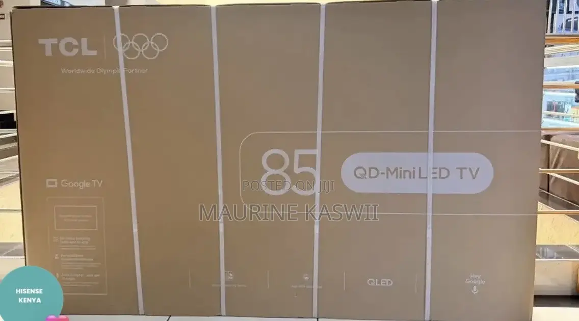 TCL 85c6k 4k Qd- Miniled Smart TV 144hx Frameless