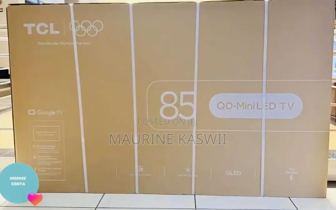 TCL 85c6k 4k Qd- Miniled Smart TV 144hx Frameless