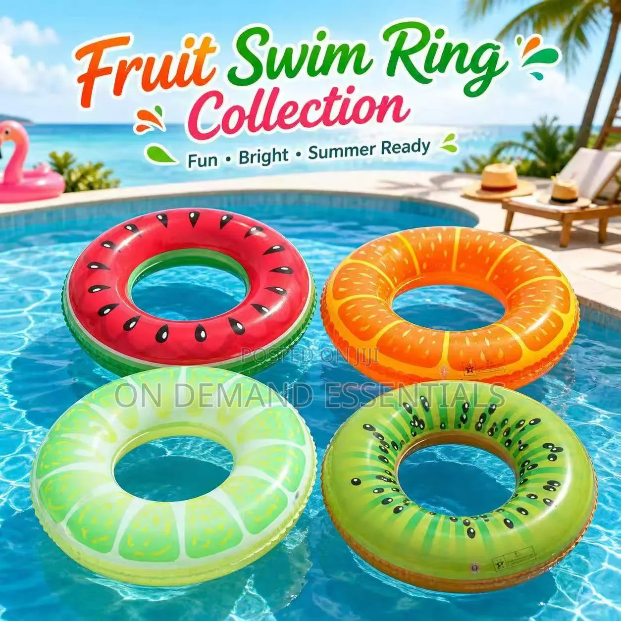 Summer Fruit Swim Ring Floaters