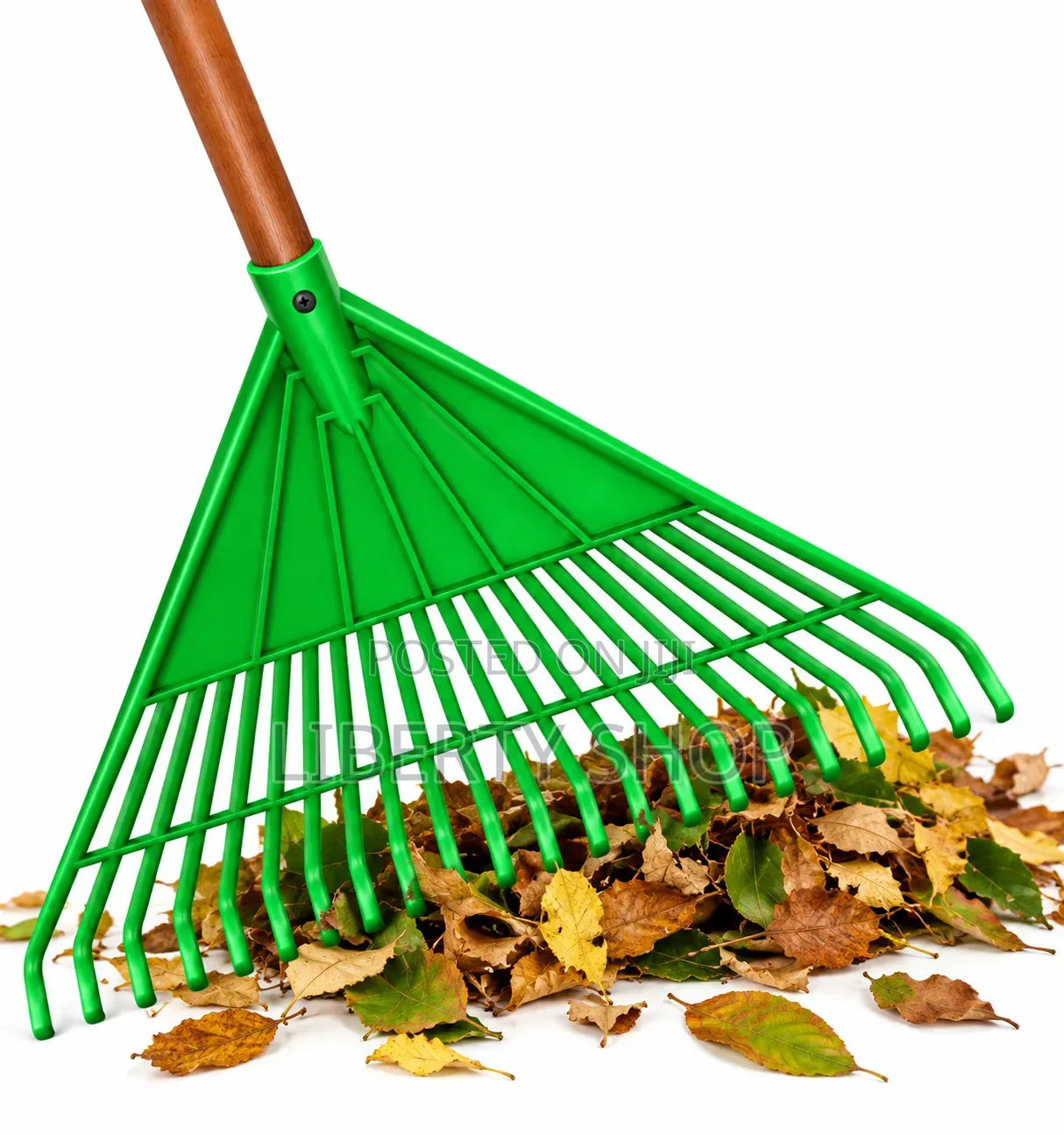 Leaf Lawn Rake – Garden Leaf Rake for Grass, Leaves & Yard Cleaning