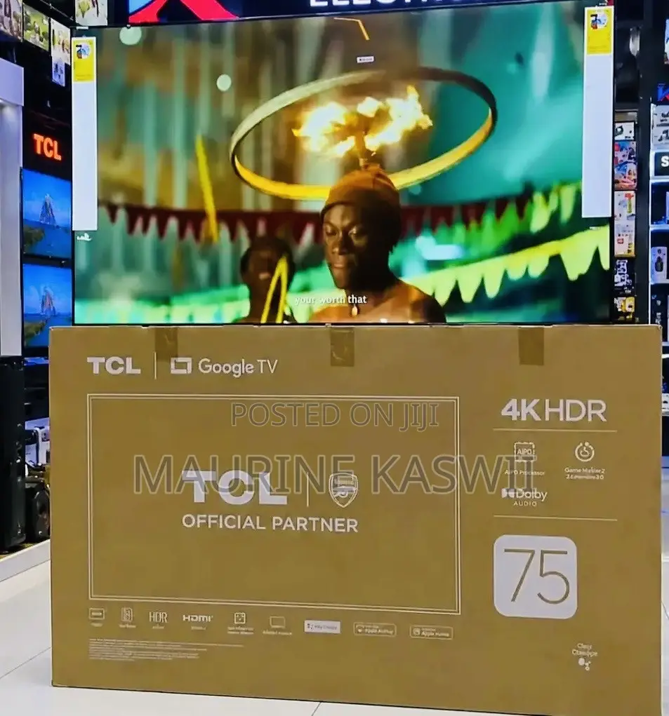 TCL Google Frameless 75” Inch V6d
