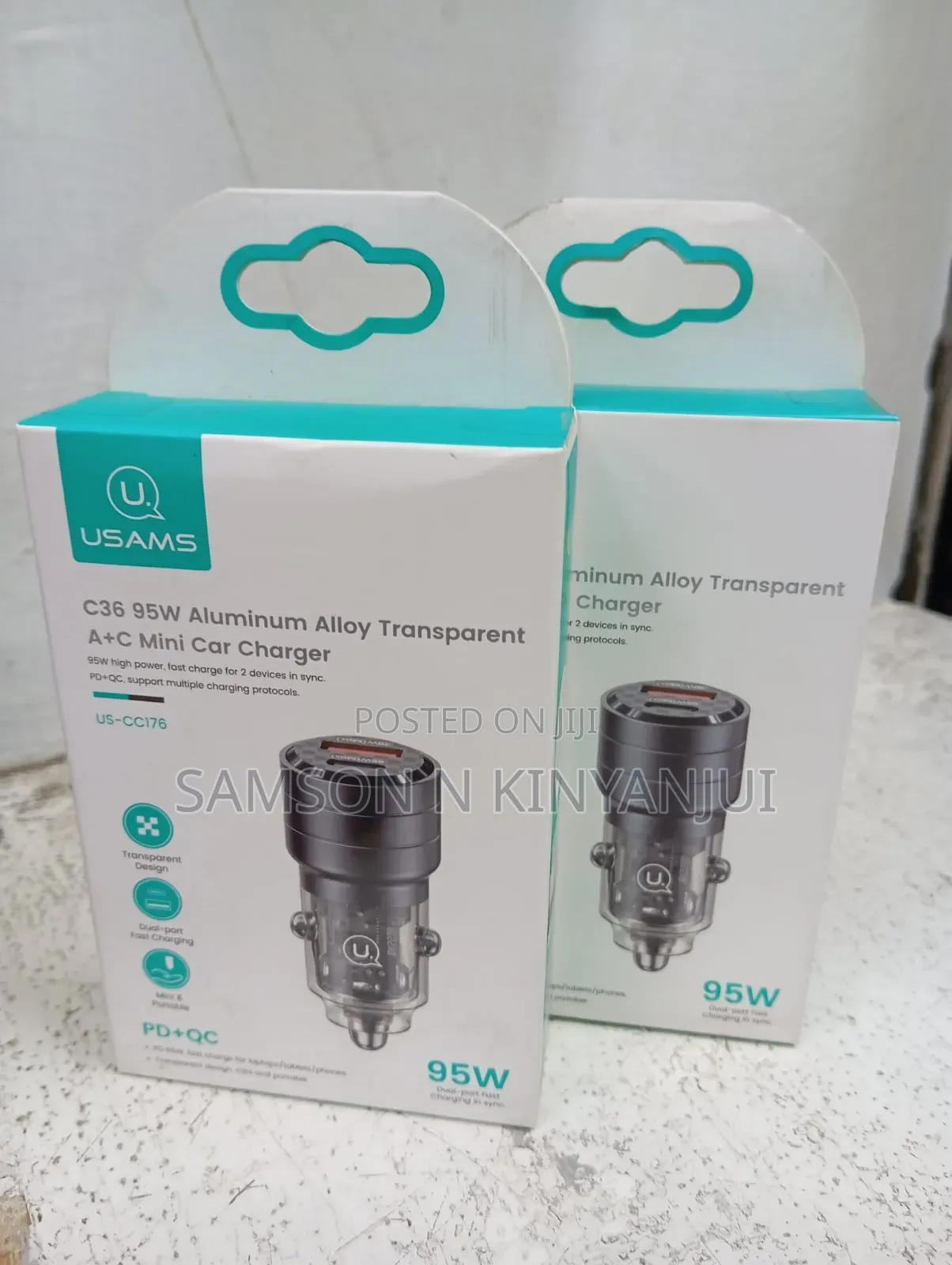USAM 95W A+C Mini Car Charger