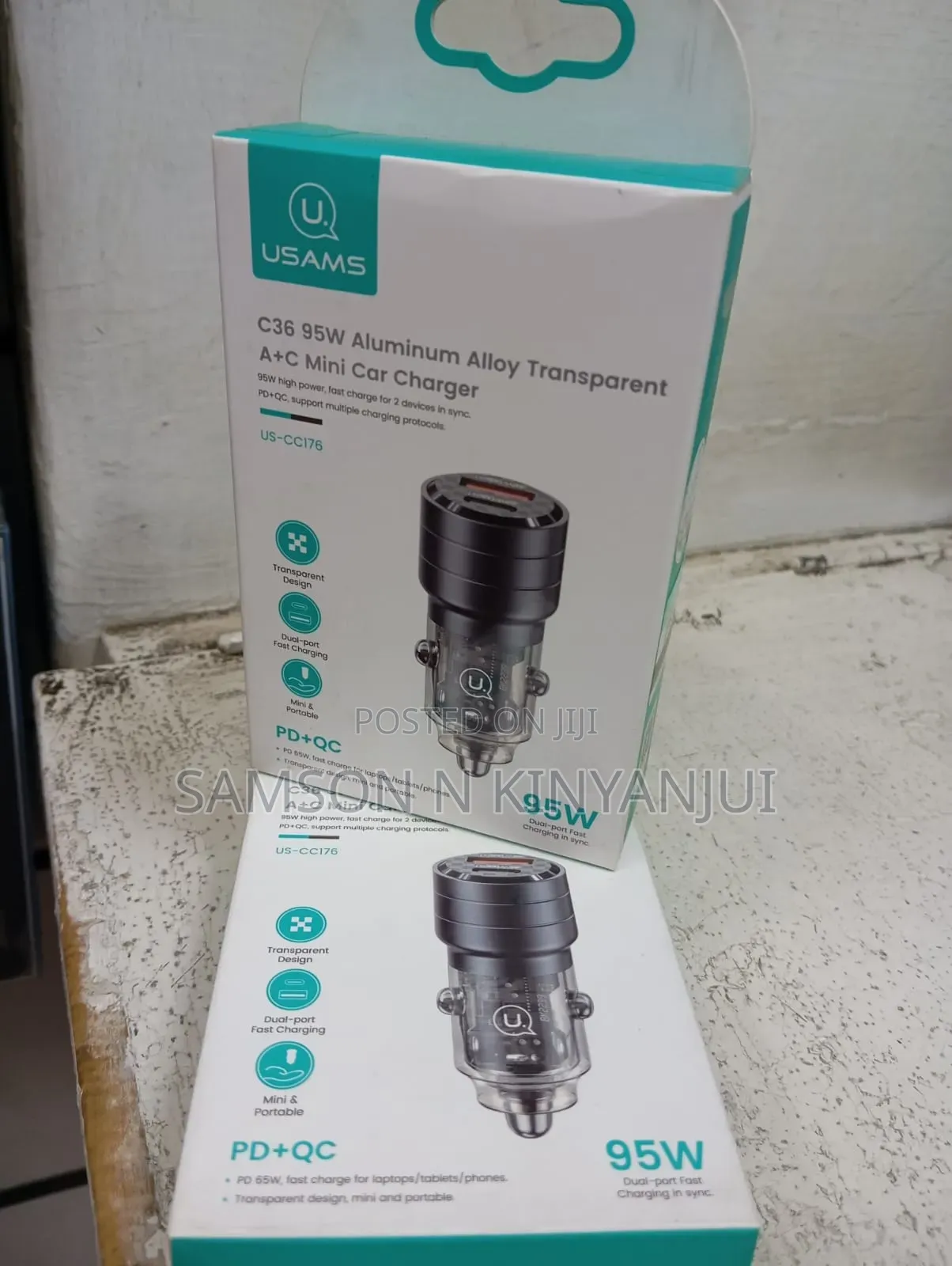 USAM 95W A+C Mini Car Charger
