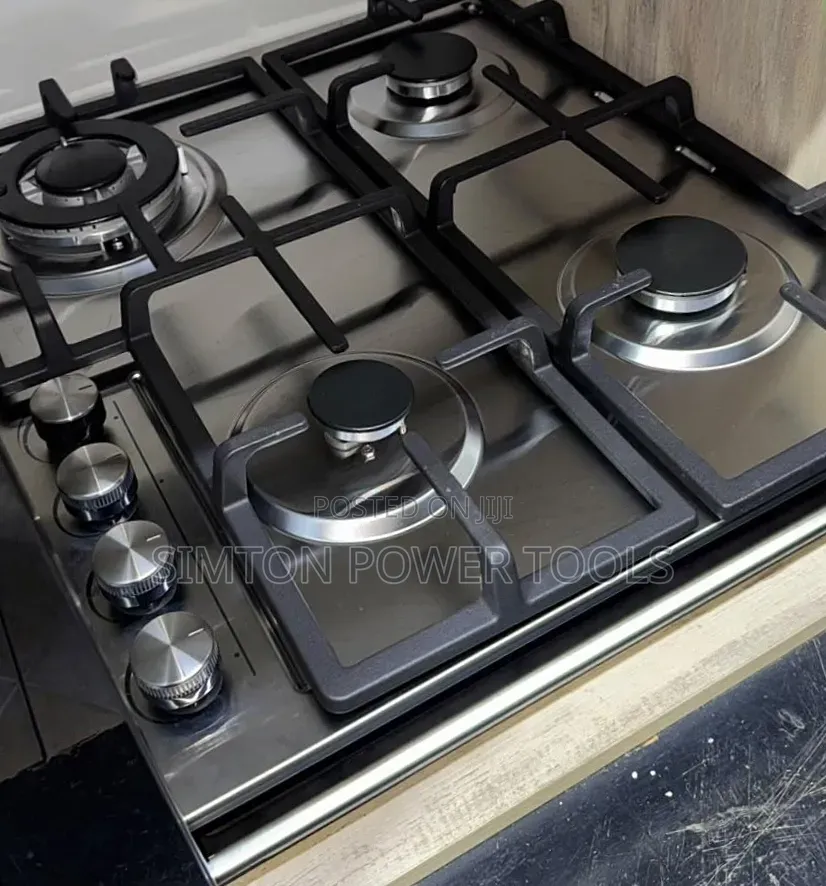 Hisense 60cm Built-in 4-Burner Stainless Steel Gas Hob