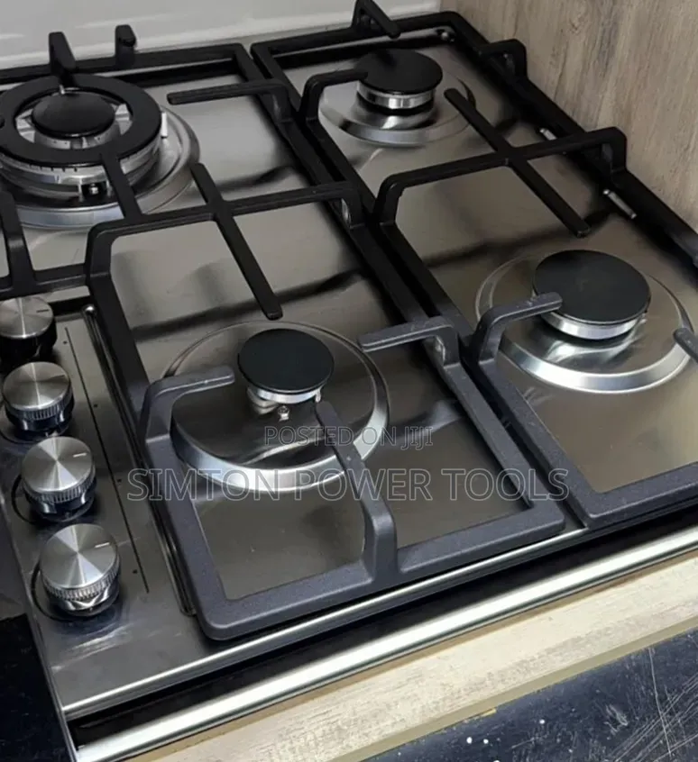 Hisense 60cm Built-in 4-Burner Stainless Steel Gas Hob
