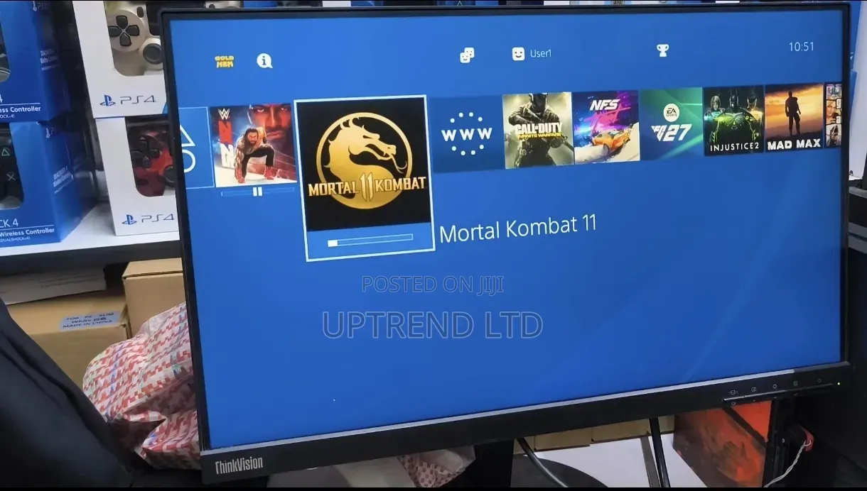 Playstation 4 Standard Chipped With Fc 27 and Other Latest Games