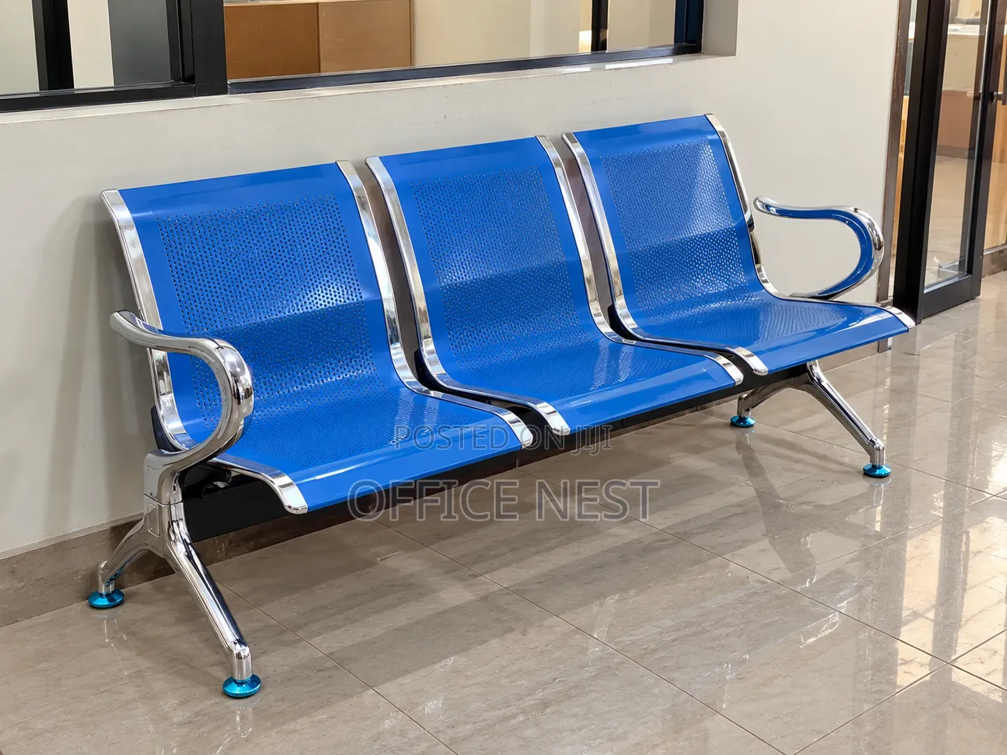 3 Seater Office Waiting Chair Bench.