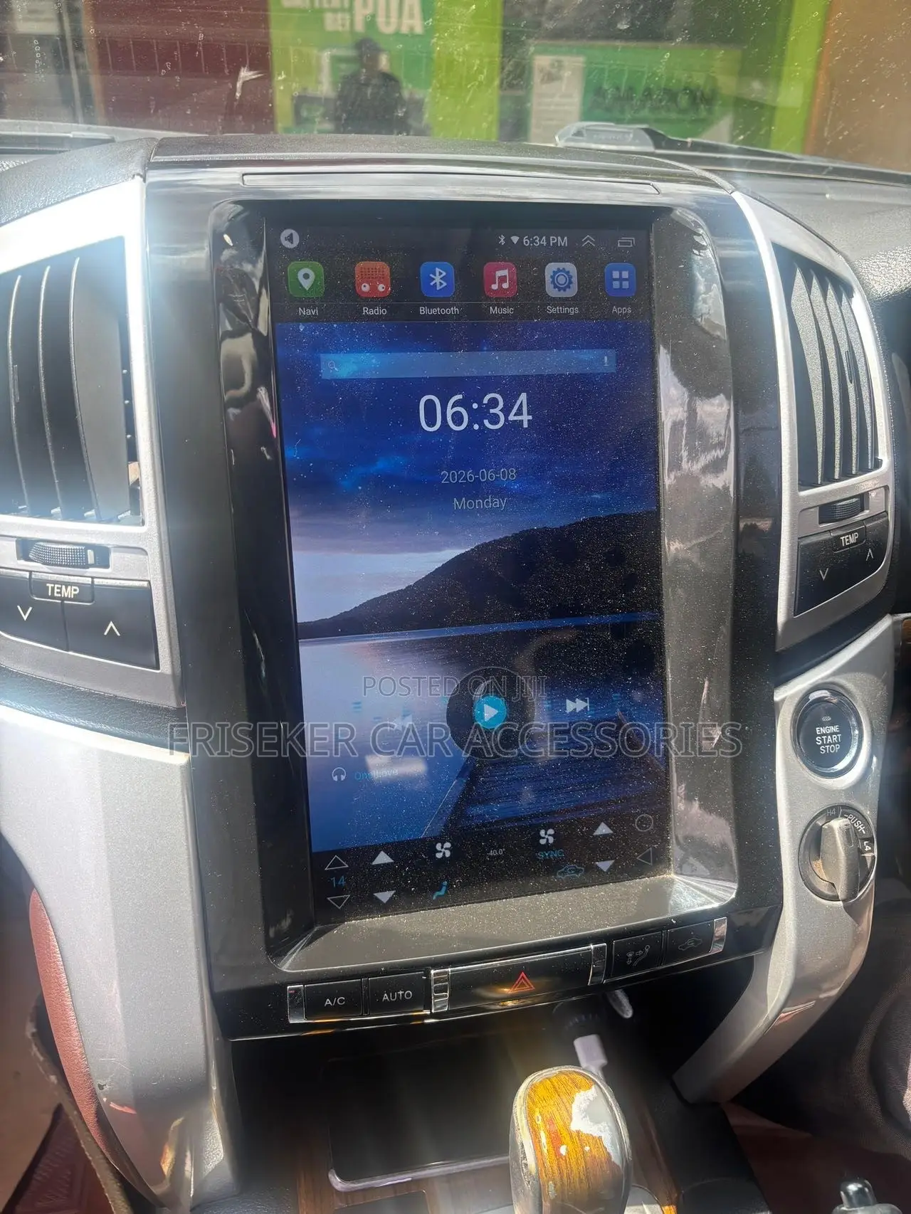 FRISKER 12.1" Tesla Android Screen Toyota Prado J150 +64G