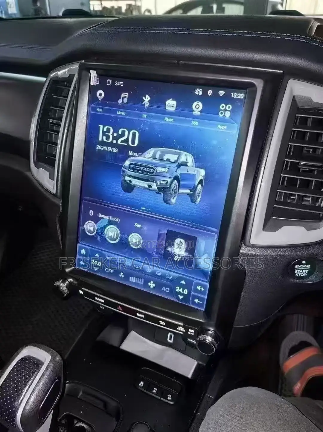 FRISKER 12.1" Tesla Android Screen Toyota Prado J150 +64G