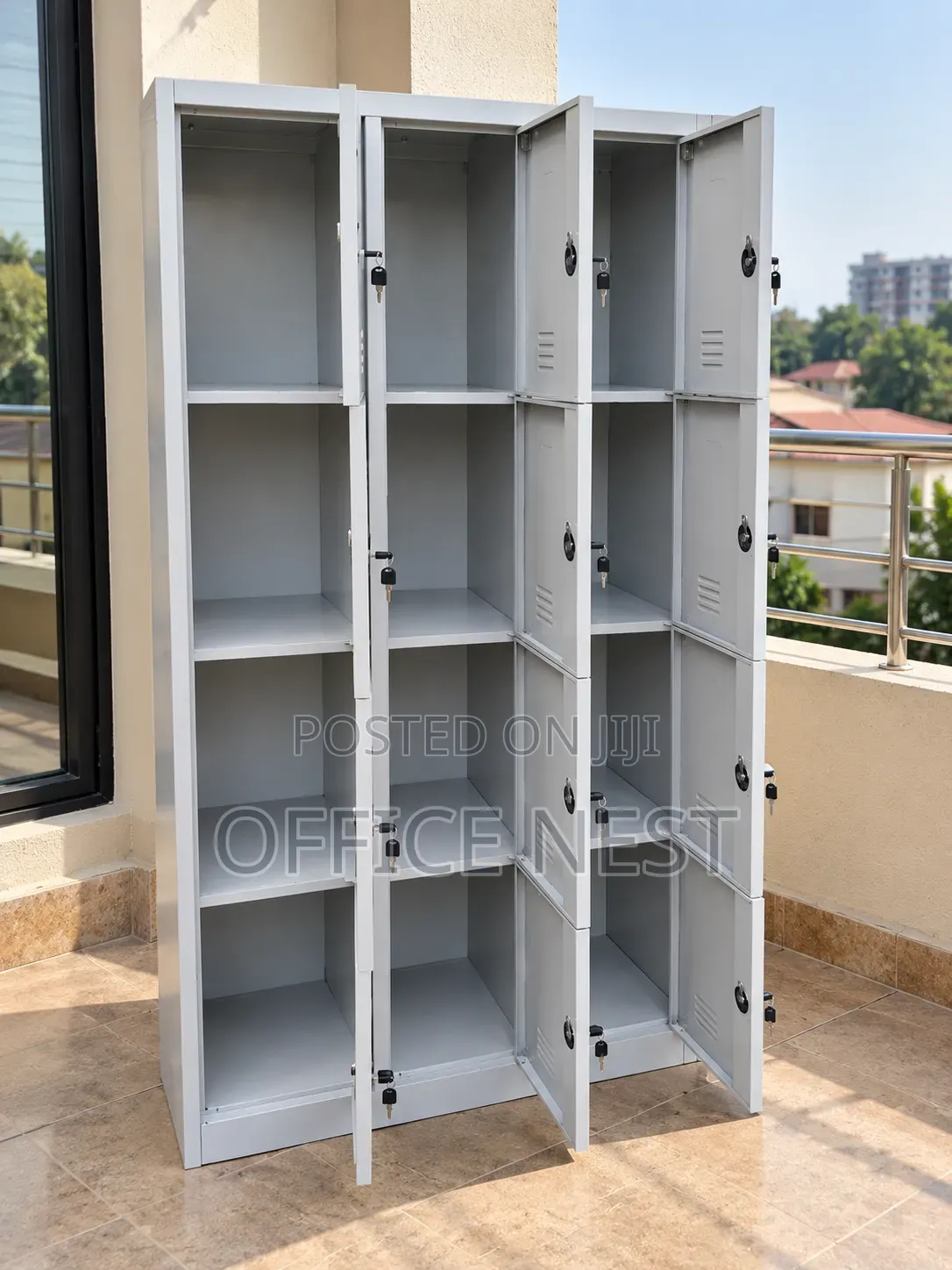 12 Door Steel Office Locker Cabinet.