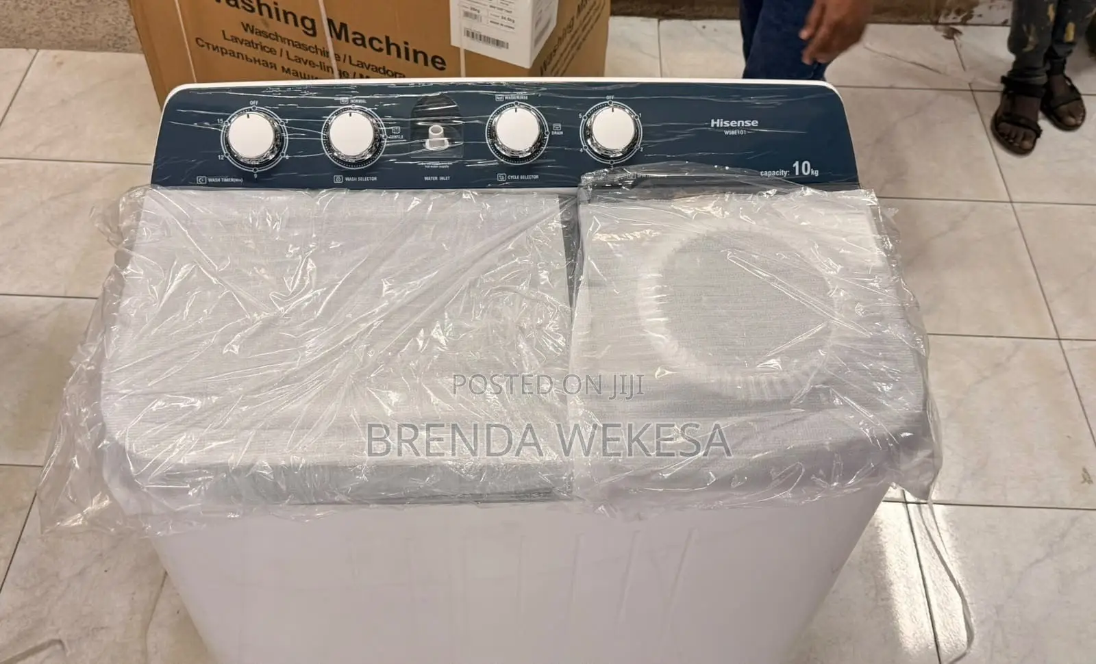 Hisense Washing Machine 10.0kg Twin Tub