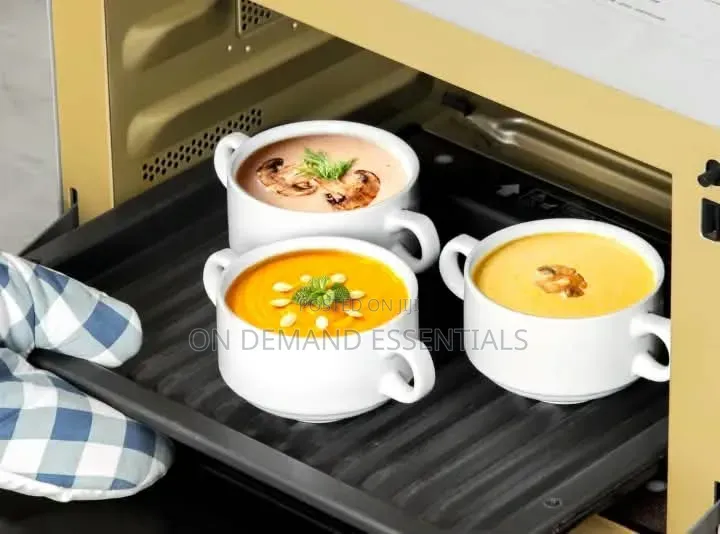 Ceramic Bowl With 2 Handles