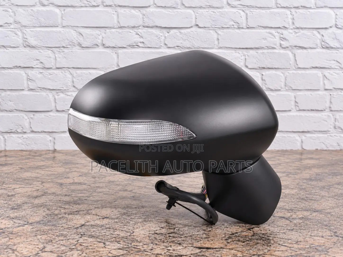 Side Mirror Honda Fit 2006/2007/2008 Black Electric With Led Lamp