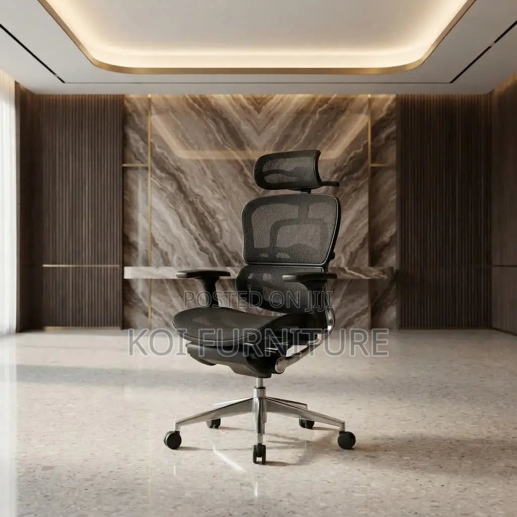 Office Chairs; Orthopedic High Backrest Cooprate Office Seat
