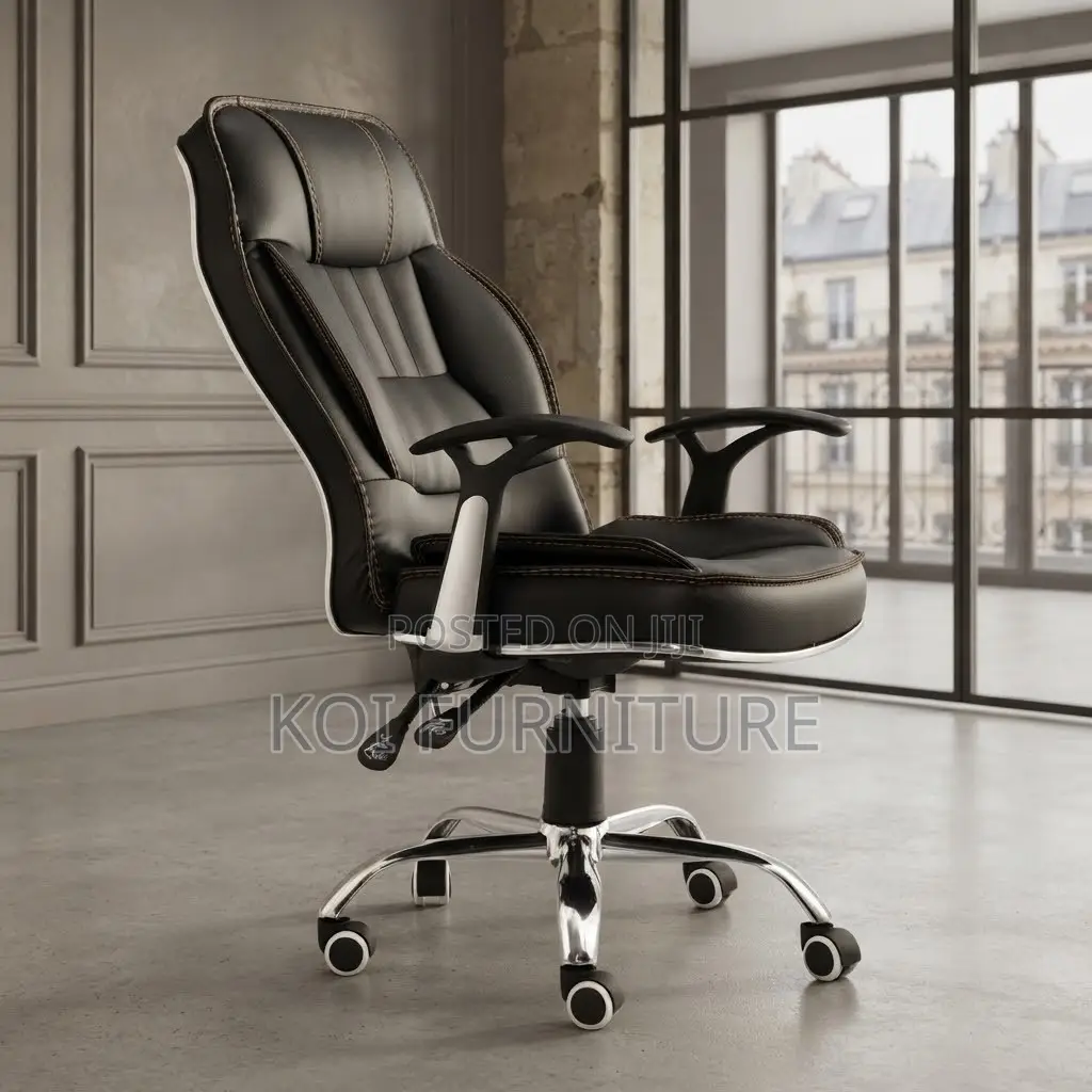 Office Chairs; Leather High Back Recliner Home Office Desk Chair