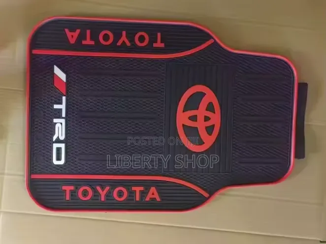 Toyota 5-Seater Branded Floor Mats – Full Set Car Interior Floor Mats
