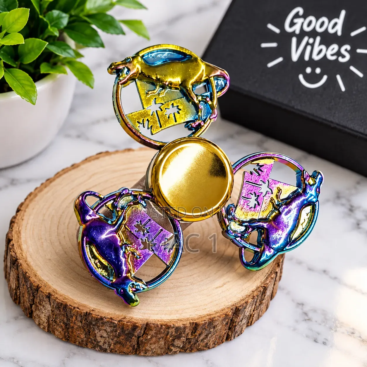 Metal Finger Fidget Spinner Toy
