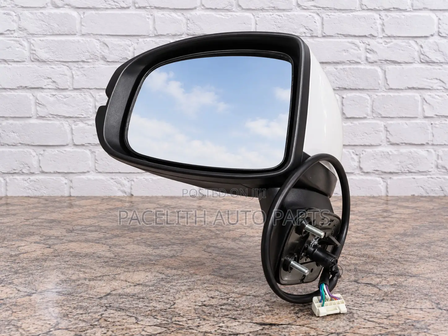 Side Mirror Honda Fit GK3/4 7Wires Power+Fold+Lamp White 2014 - 19