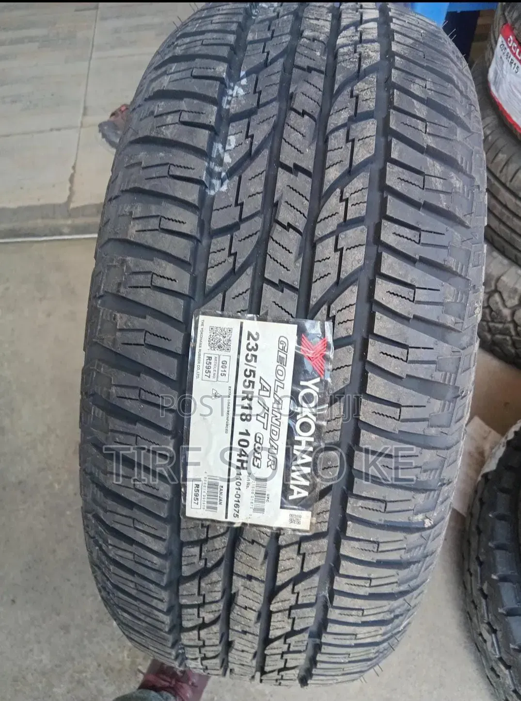 235/55r18 Yokohama G.015 All Terrain Tyre