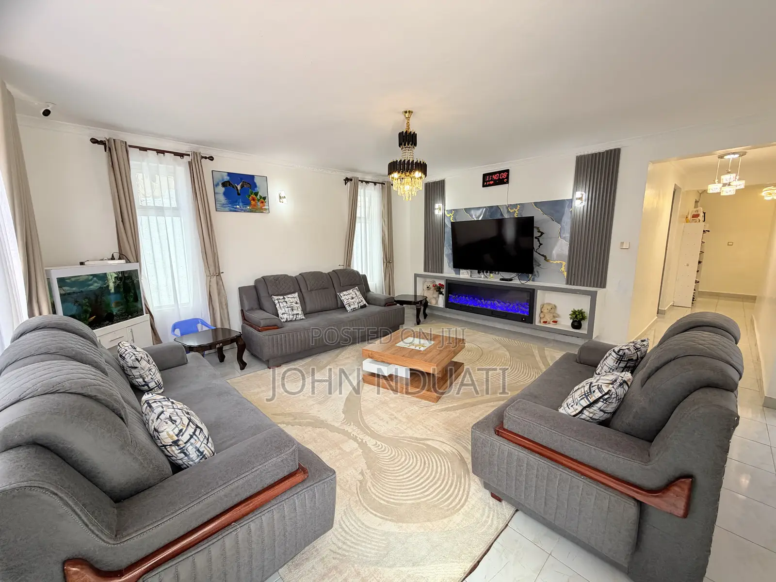 Furnished 3bdrm Bungalow in Membley Estate for sale