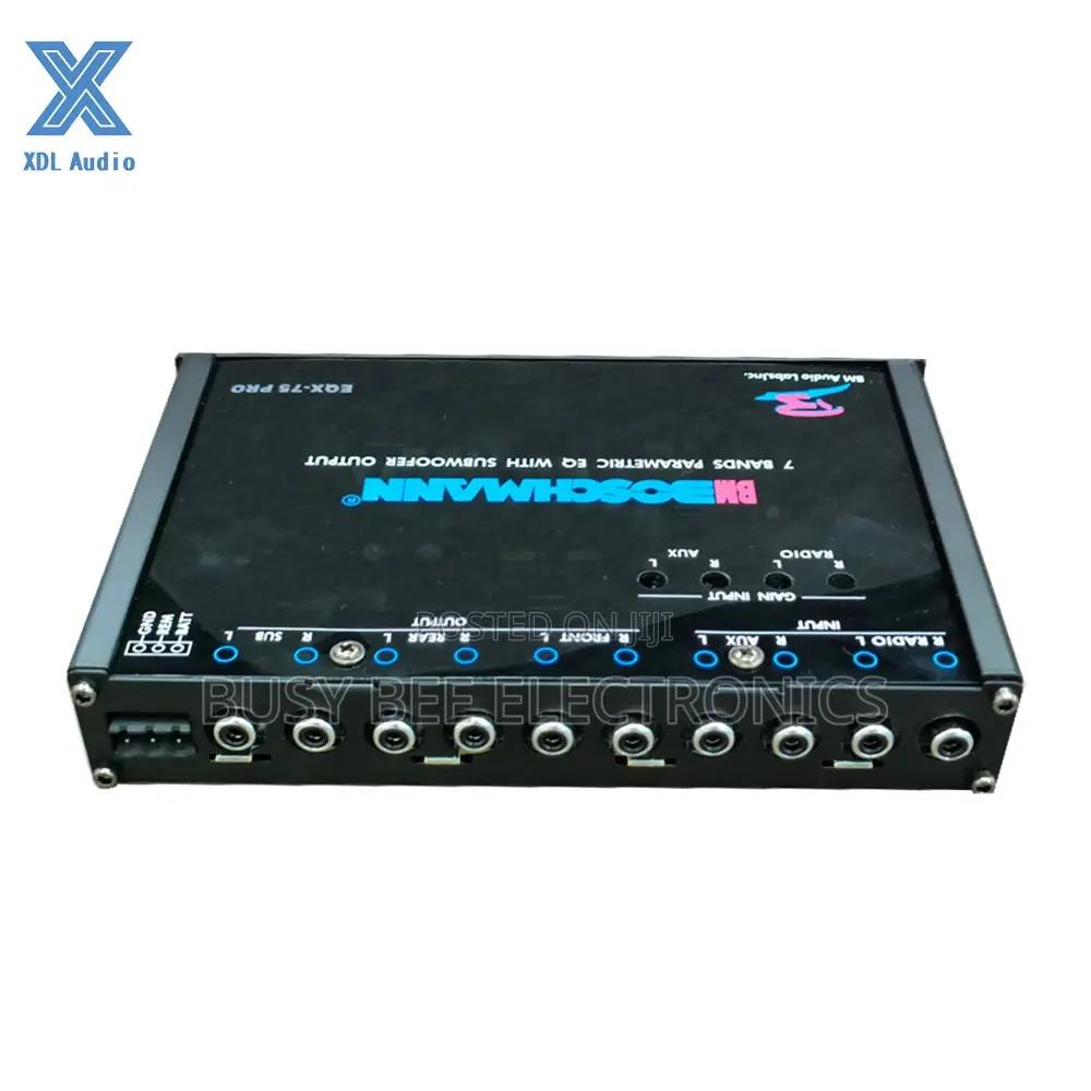 Boschmann Supreme EQX-75PRO 7 Band Parametric Equalizer