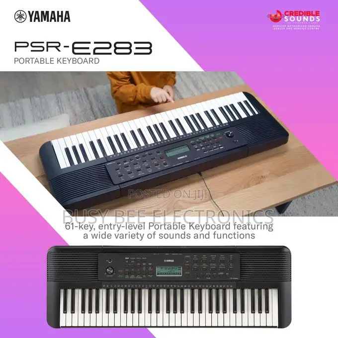 Yamaha PSR-E283 61-Key Entry-Level Portable Keyboard
