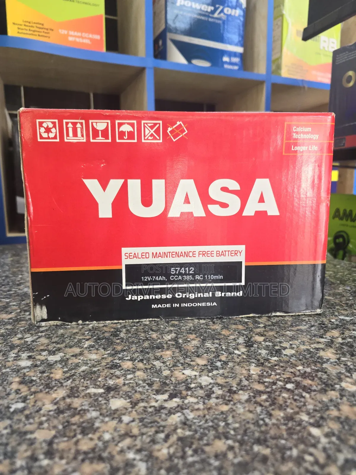 DIN74 Yuasa Car Battery