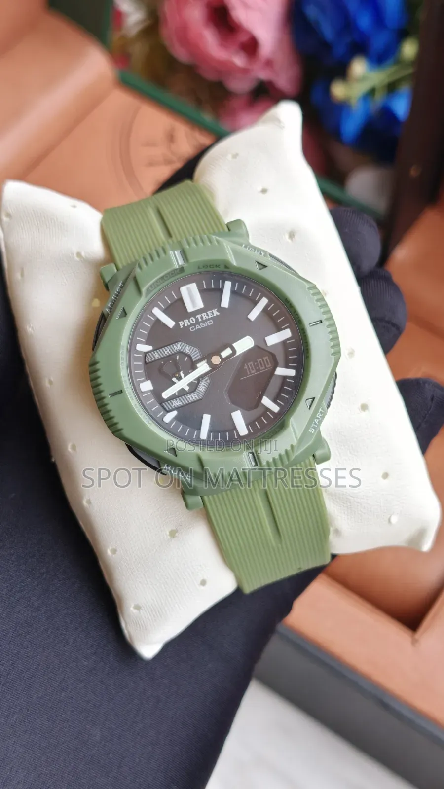 Original Casio Pro Trek Watch. Beige/White/Green/Army/Grey and Brown.