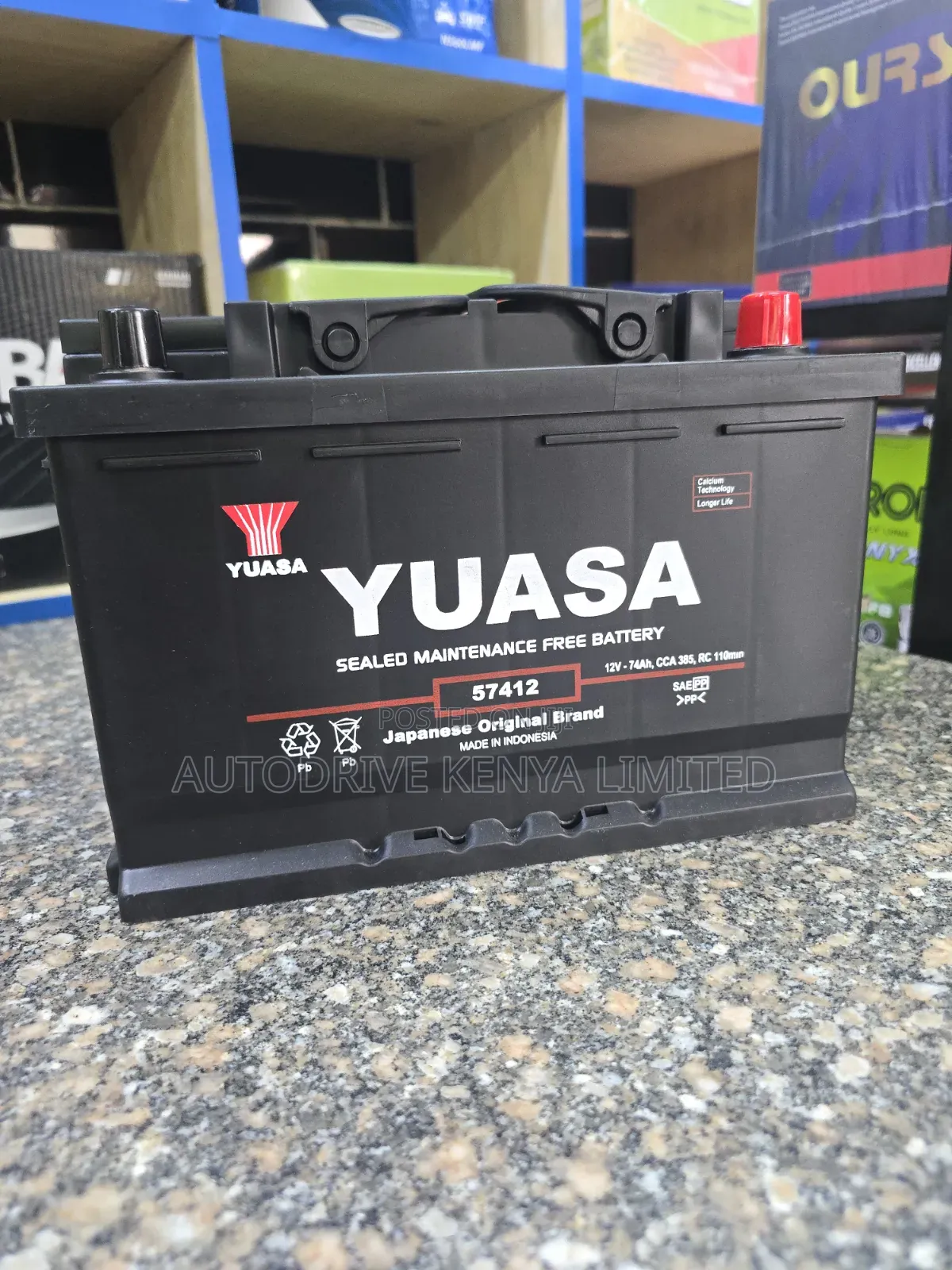 DIN74 Yuasa Car Battery