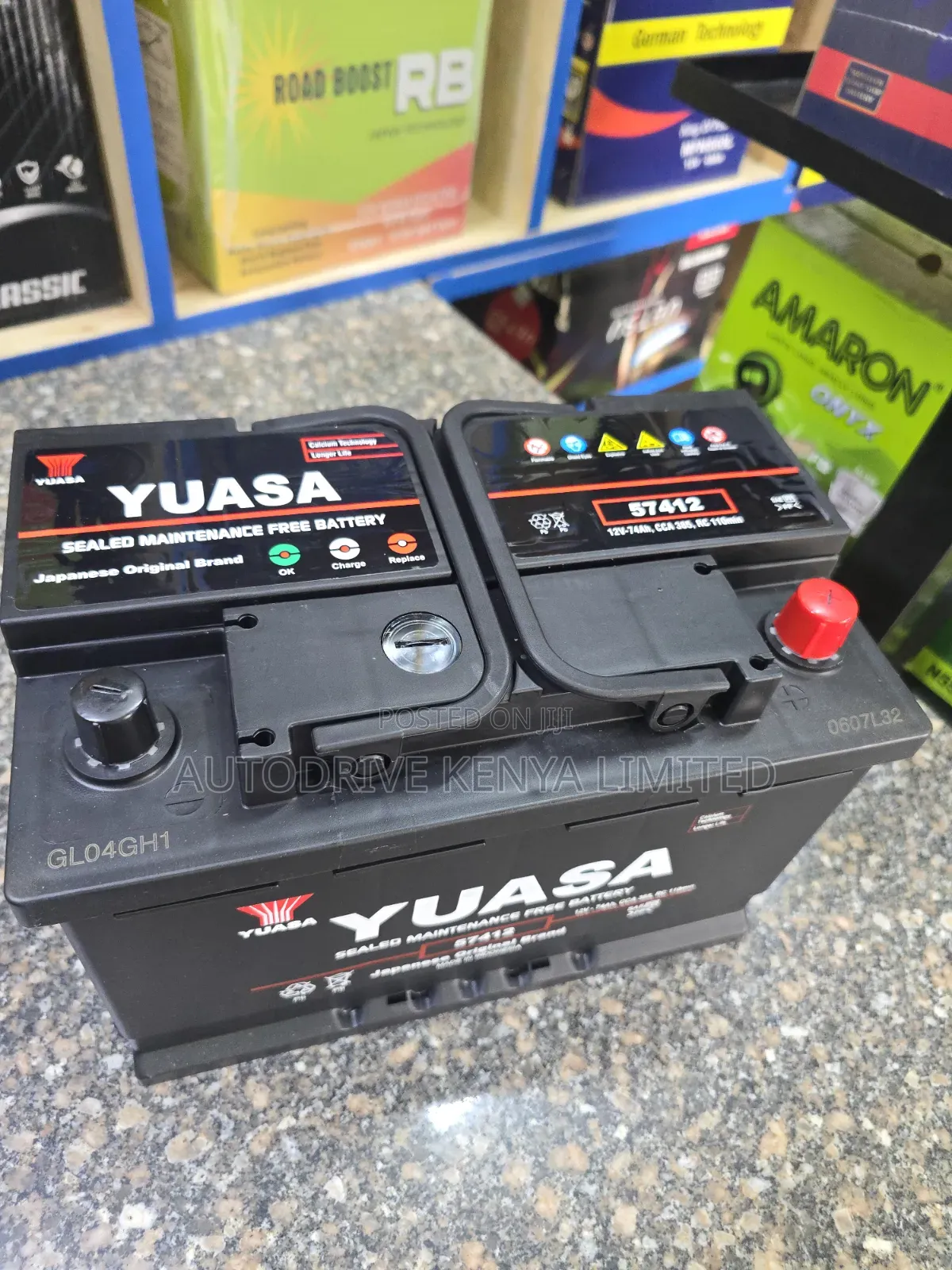 DIN74 Yuasa Car Battery