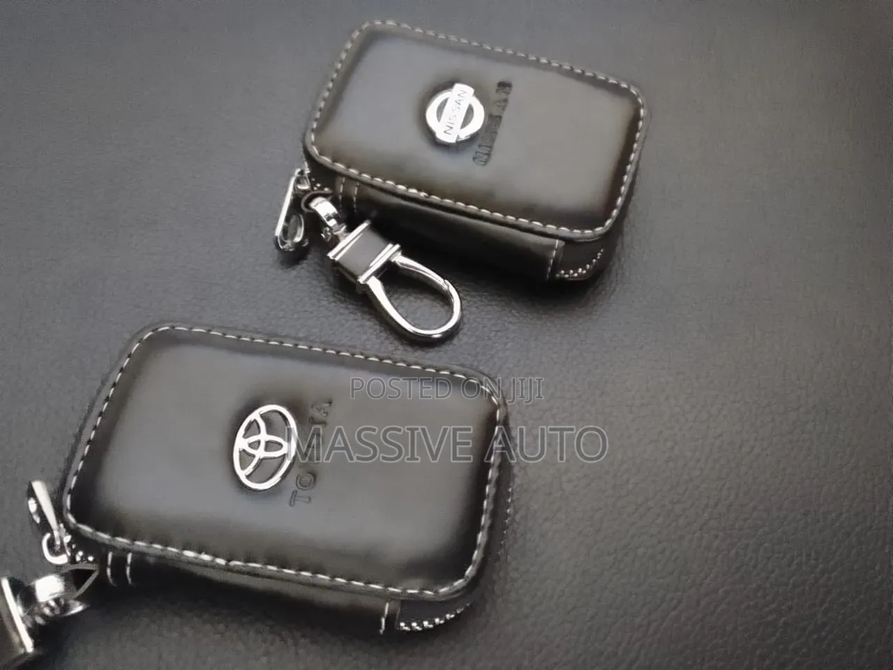 Toyota, Nissan, Leather Car Key Holders Pockets